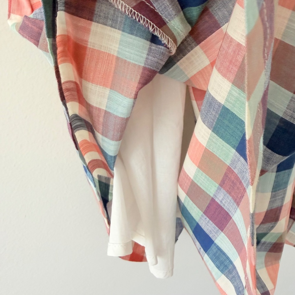 Modcloth Optimistic Effect Checkered Plaid Pastel… - image 7